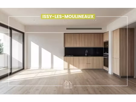 vente appartement neuf 1 pièces 38m2 issy-les-moulineaux - 500330 € - surface privée