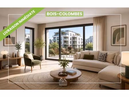 vente appartement neuf 3 pièces 59m2 bois-colombes - 428000 € - surface privée