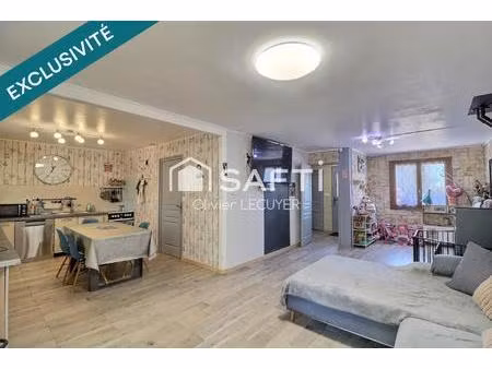 maison de 110 m2 avec véranda  stationnement  garage  terrasse  jardin et dépendance  sans