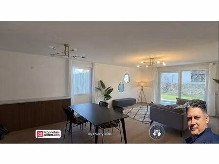 appartement t4 rillieux la pape de 81.05 m2 en rez de jardin