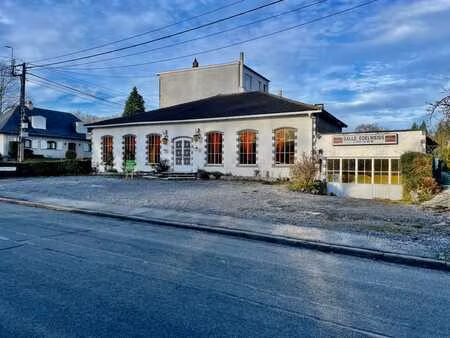 ensemble immobilier: maison + salle polyvalente à waremme