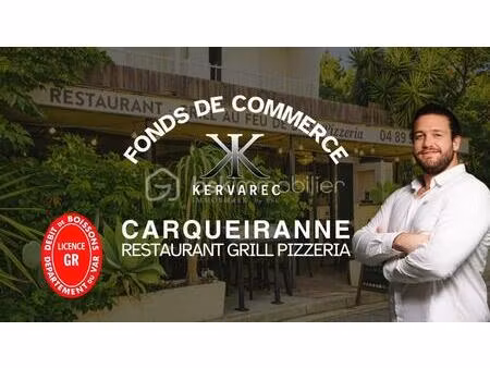 fonds de commerce pizzeria & grill au feu de bois – port de carqueiranne