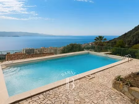 ajaccio  salario  villa vue mer panoramique  5 chambres  piscine  proche plage