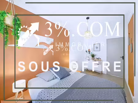 vente appartement 3 pièces 50.7 m² à gruissan (11430)  136 000 €