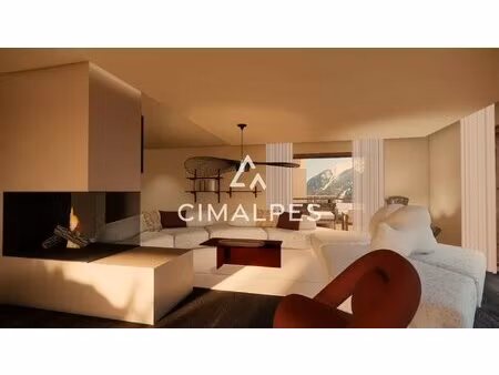 superbe chalet neuf haut de gamme avec vue  à deux pas du centre