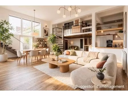 raphael - loft 140 m² avec terrasses · ancien entrepôt sncf · argenteuil