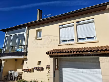 bourg de péage  maison 123 m2 6 pièces terrain clos 295 m2
