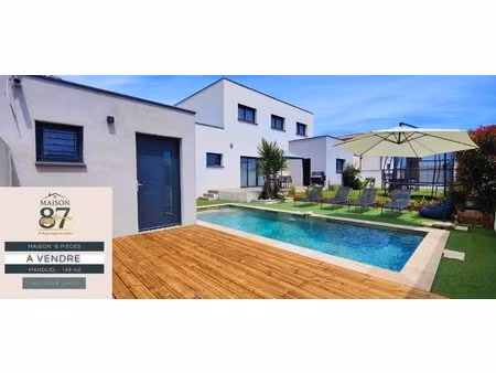 villa contemporaine 5 pièces avec piscine à vendre à manduel