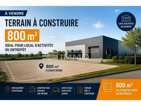 vente terrain bois le roi 77590 800m²