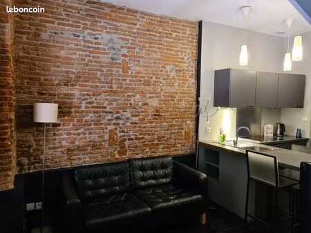 t3 meublé bcp de charme 2 mn métro – terrasse jardin