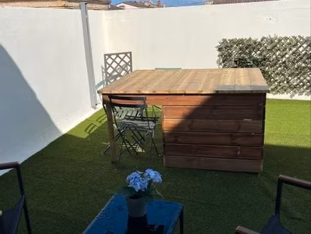 a loué t2 meublé toit terrasse charges comprises