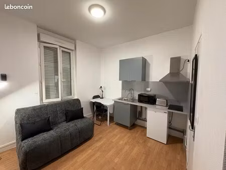 studio meublé rénové – centre-ville de limoges – prêt à vivre