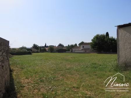 terrain constructible au coeur de calvisson (30)