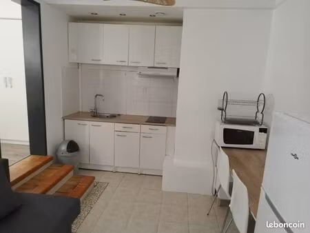 t2 meublé avec jardin