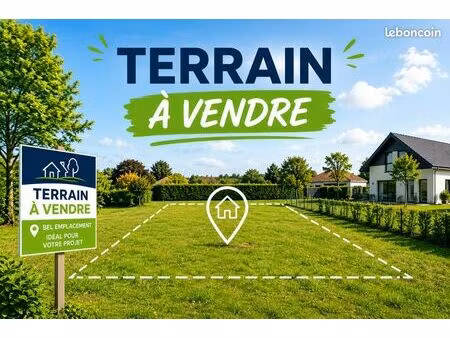 terrain constructible à vendre