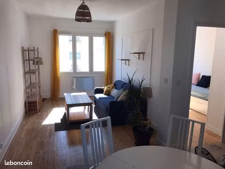 appartement meublé t3 62 m²  entièrement rénové  proche parc blandan et jean-macé