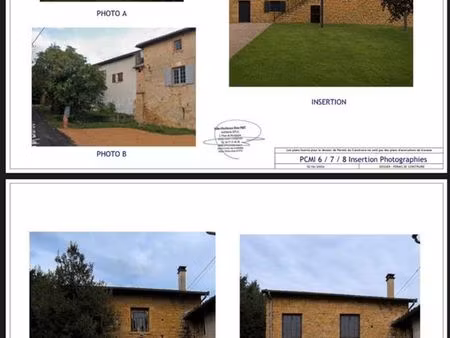 maison en pierre avec dépendance