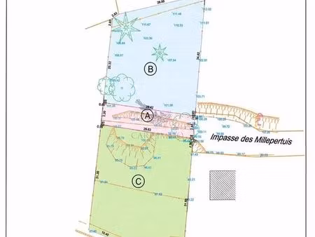 terrain 978 m² beaujeu