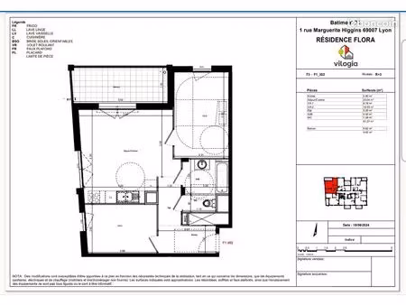 brs - vente appartement t3