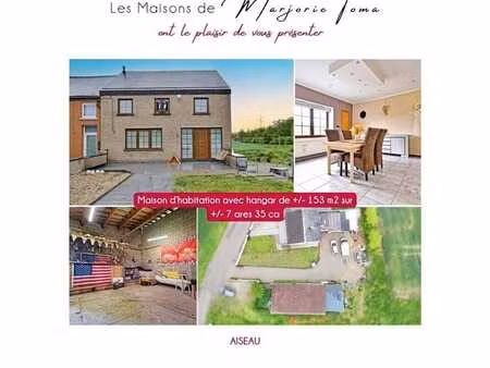 maison avec entrepôt