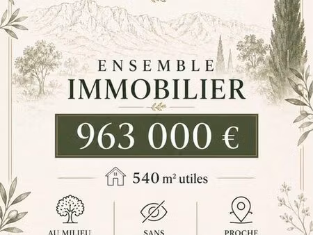 propriété comprenant deux maisons