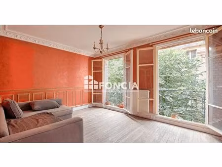 quartier alesia proche metro 2/3 pieces 55m2 au 4eme etage au calme sur cour arboree