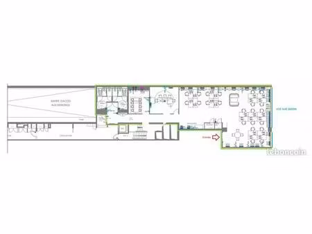 bureau 238 m²