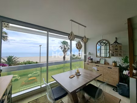 appartement t3 traversant ? vue mer & vue canigou ? 61 m²