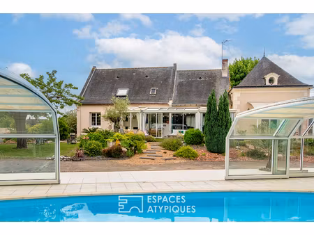 une maison de famille ouverte sur son jardin