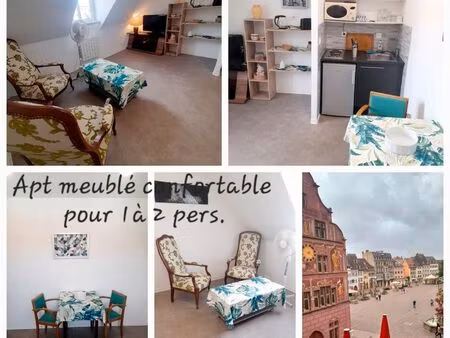 apt meublé 630 t. charges incluses