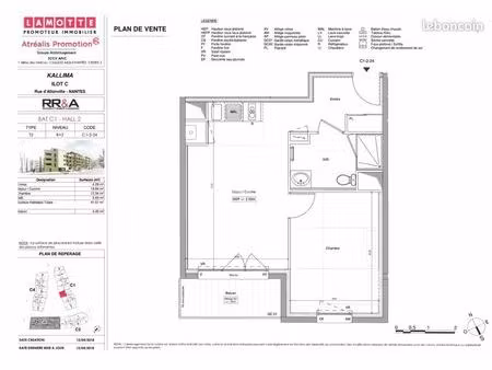 appartement 2 pièces 41 m²