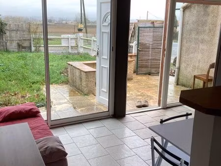 t2 bis meublé avec jardin