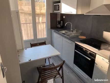 studio haut de gamme refait à neuf – secteur vallières - garage  cave & jardin partagé
