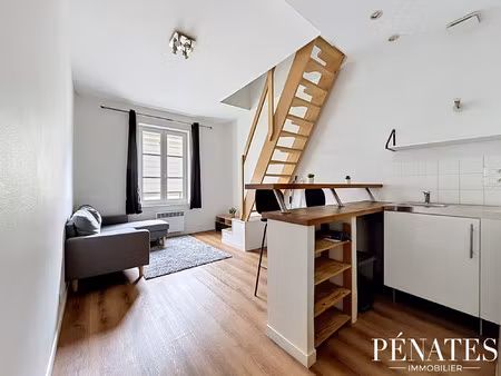 t2 duplex meublé place cauchoise