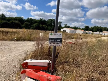 vente terrain 461 m² à la chapelle-des-pots (17100)  39 200 €