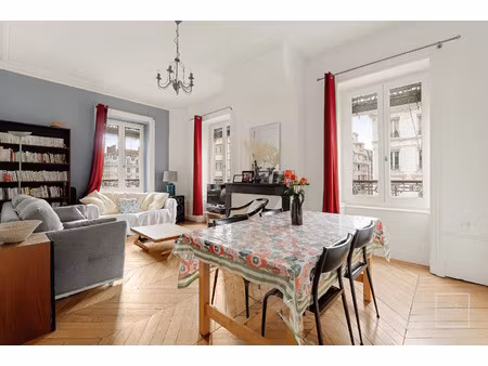 vente appartement 3 pièces 77 m² lyon 6 (69006)