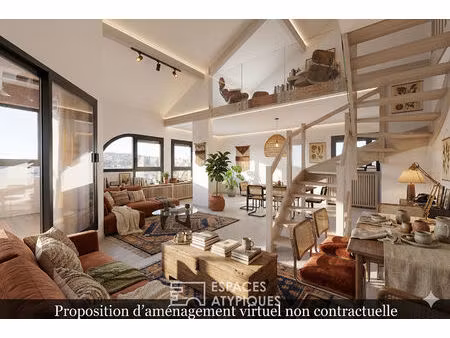 appartement en dernier étage à moderniser