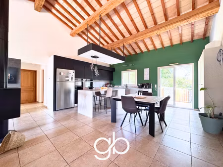 maison plain-pied 128 m2 - 4 pièces - garage - piscine - mu