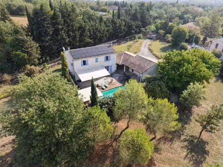 belle maison contemporaine à vendre avec piscine et grand jardin arboré – piémont cévenol