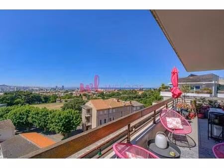 vente appartement t4 dernier étage grande terrasse vue mer et garage