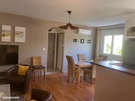 t2 meublé loc annuelle 50m2 proche cazzamoza à barchetta volpajola