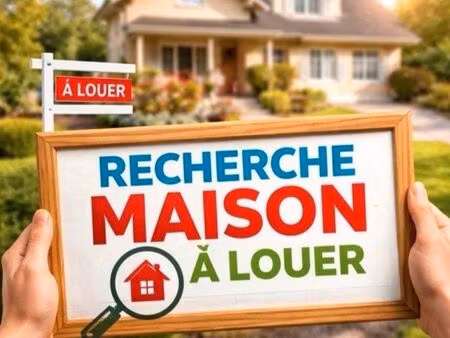 recherche maison en location