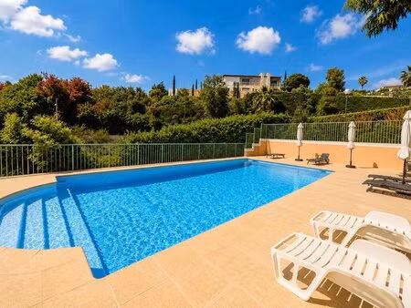 cannes vente appartement 2 pièces résidence au calme absolu