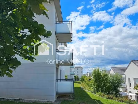 besancon - hauts du chazal - appartement t1- 32m2 / terrasse + parking