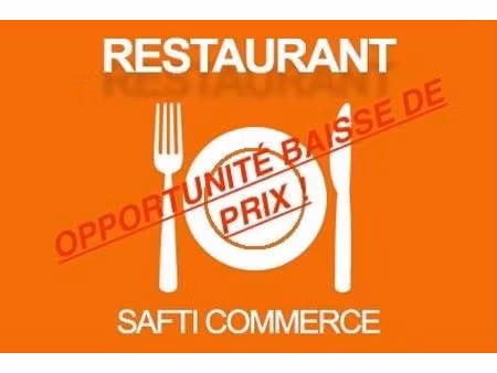 fond de commerce restaurant 120m2 + possibilité acquisition murs