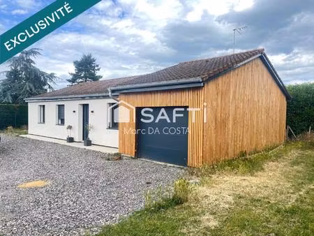 maison 99m2.garage 30m2 avec buanderie.terrain 1250m2