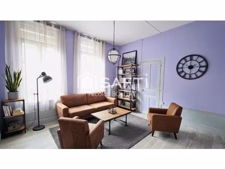 maison de ville 2 chambres – 76 m² – saint-quentin