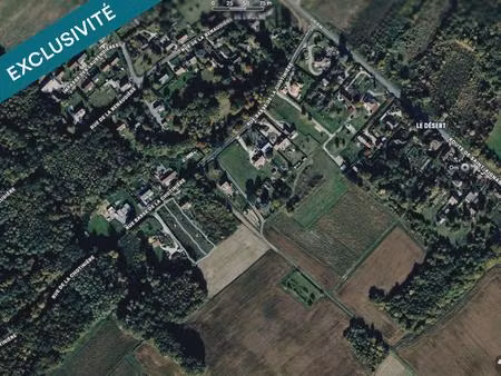 terrain borné et viabilisé