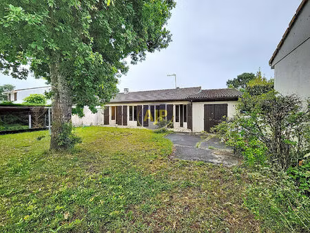 maison de plain-pied 103m2 à cestas gazinet avec travaux.