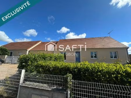 ensemble immobilier de deux maisons  119 m²  4 pièces  3 chambres  garage.